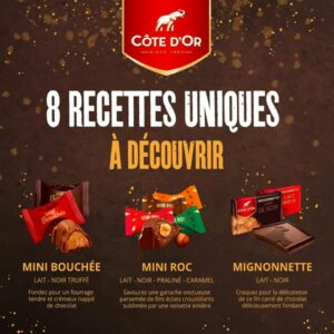 Calendrier de l'avent chocolat 2021 cote d'or
