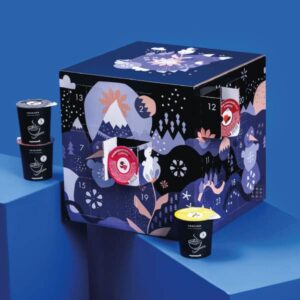 Contenu du Calendrier de l'Avent gourmand mymuesli Porridges 2022
