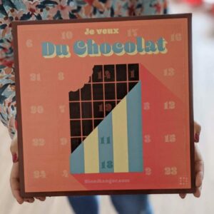 Calendrier de l'Avent Chocolat 2022 Grands Chocolatiers tablettes