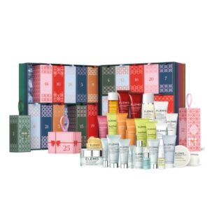 Contenu du Calendrier de l'Avent Elemis Beauté soin visage et corps 2022
