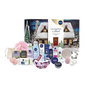 contenu du calendrier de l'avent Nivea 2022