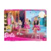 Calendrier de l’Avent Barbie 2025 avec poupée, chiot et 24 surprises mode scintillantes, parfait pour fillettes créatives avant Noël.