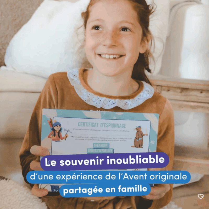 coffret enquete enigmes enfants calendrier de l'avent en cavale 2025 jeux et activités ludique pour enfant de 4 à 6 ans et 7 à 12 ans