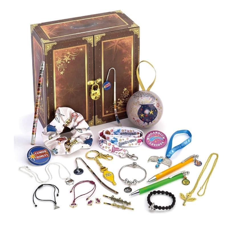 coffret magie calendrier de l'avent harry POtter The carat shop 2023 thème potion contenant bijoux et accessoires