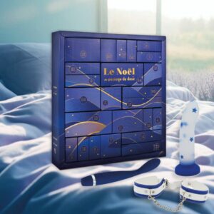Coffret coquin deluxe violet calendrier de l'avent passage du desir 2023 contenant 600 euros d'objets et accessoires erotique adulte couple femme homme