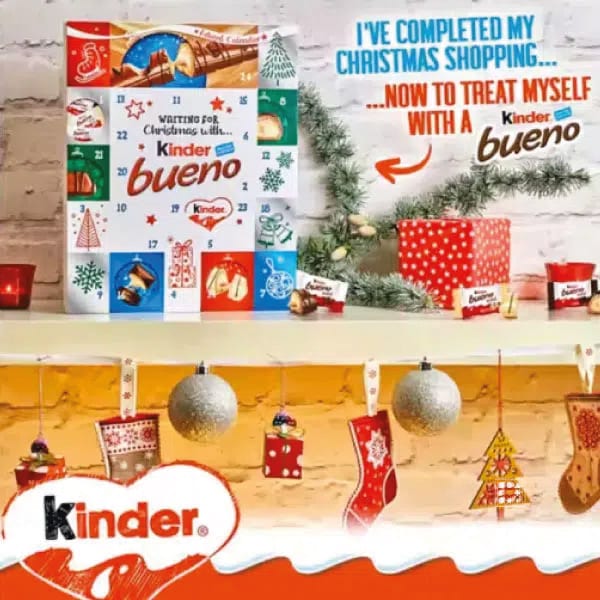 Calendrier de l'Avent Kinder Bueno 2022 chocolat