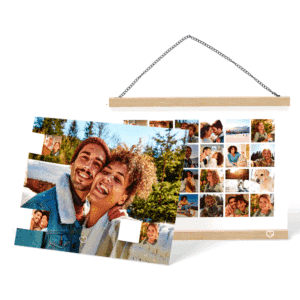 Rappelez-vous de bons souvenirs pendant 24 jours avec ce calendrier de l'avent photo Pixum. 24 photos personnalisées sont cachées derrière les fenêtres de votre calendrier.