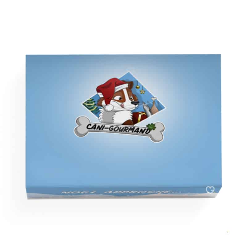 Calendrier de l'Avent pour Chien 2024 Cani-Gourmand contenant 24 friandises naturelles pour chiens