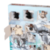 Calendrier de l’Avent Star Wars Micro Force 2025 avec 24 surprises dont 18 mini-figurines et 6 véhicules, décor enneigé pop-up festif idéal pour enfants fans de Star Wars.
