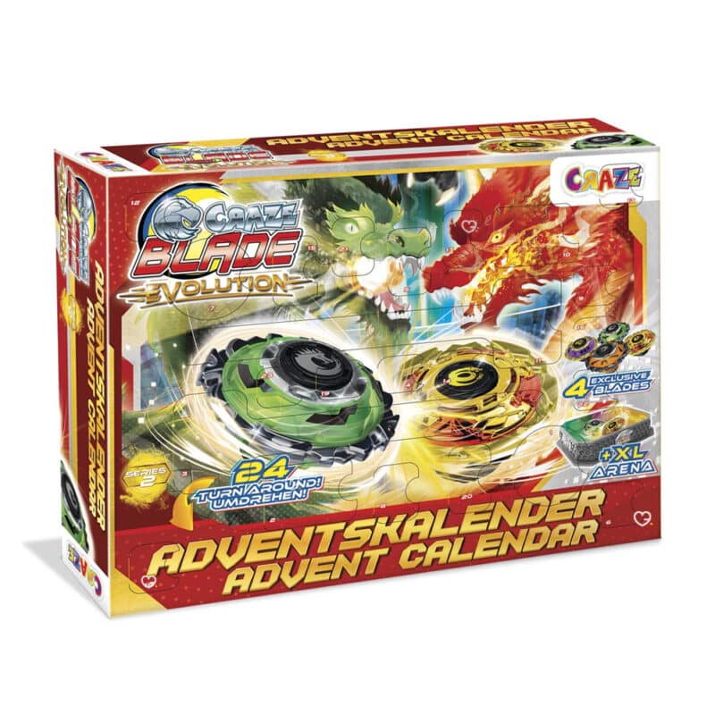Calendrier de l'Avent Jouet 2024 Toupie Blade Spinning pour enfant garcon