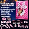 Calendrier de l'Avent Disney Minnie Mouse 2024 contenant des accessoires cheveux pour filles