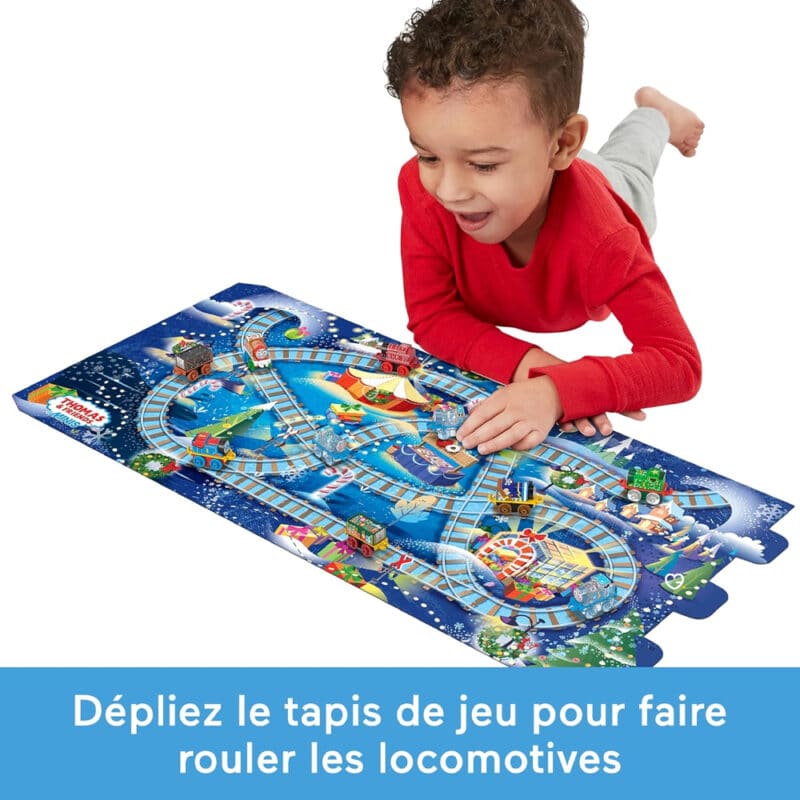 calendrier de l'avent Thomas & Friends 2024 contenant 24 jouets trains pour enfant fille et garcon