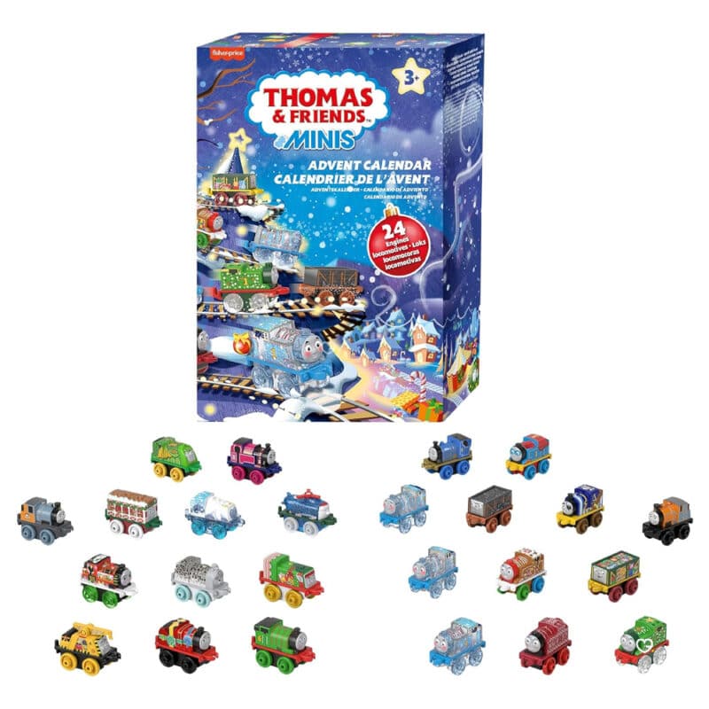 calendrier de l'avent Thomas & Friends 2024 contenant 24 jouets trains pour enfant fille et garcon