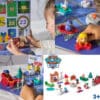Calendrier de l'avent Pat Patrouille 2024 (Paw Patrol) avec chien préféré et accessoires pour enfant fille garcon dès 3 ans
