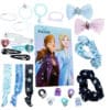 Calendrier de l'Avent la reine des neiges 2024 contenant des accessoires cheveux pour filles