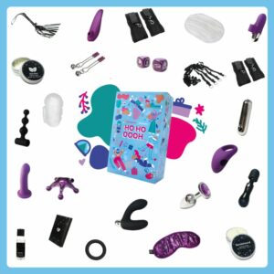 contenu complet du calendrier de l'avent SexyAvenue 2023 avec 24 produits et accessoires sexy pour adulte, homme et femme