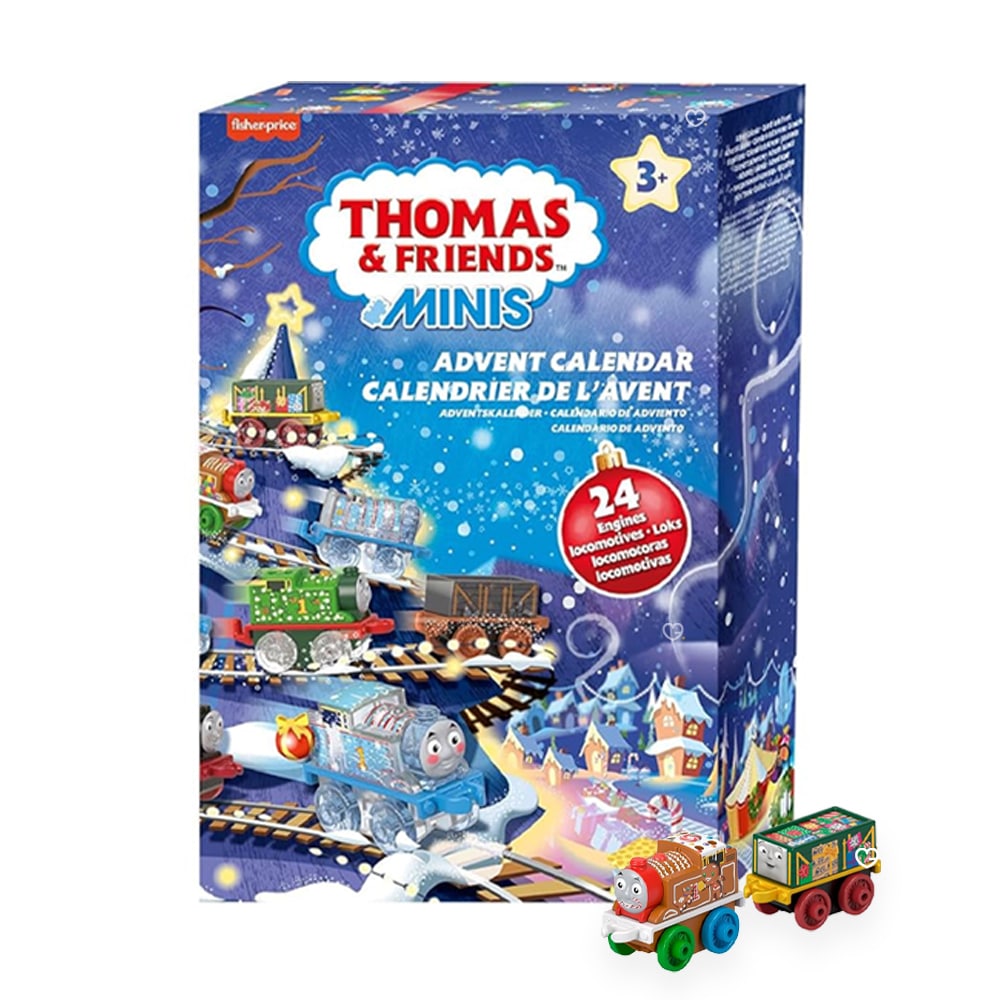 calendrier de l'avent Thomas & Friends 2024 contenant 24 jouets trains pour enfant fille et garcon