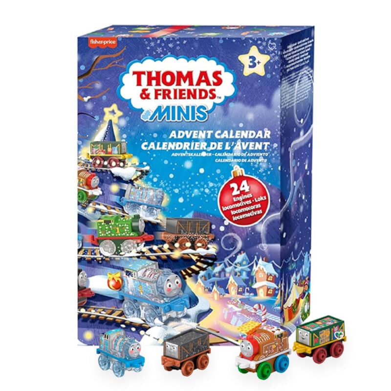 calendrier de l'avent Thomas & Friends 2024 contenant 24 jouets trains pour enfant fille et garcon