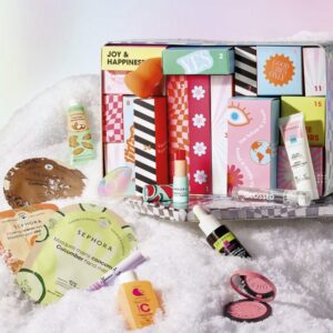 calendrier de l'avent sephora collection 2023 version premium contenant 24 produits de beauté visage, corps, maquillage pour femme