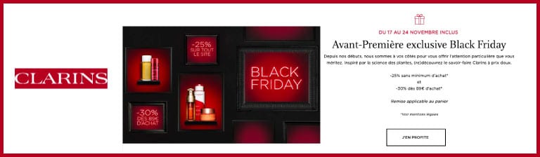 idee cadeau black friday clarins 2022