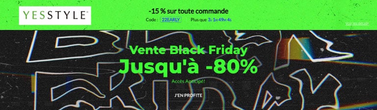 idee cadeau black friday yesstyle 2022