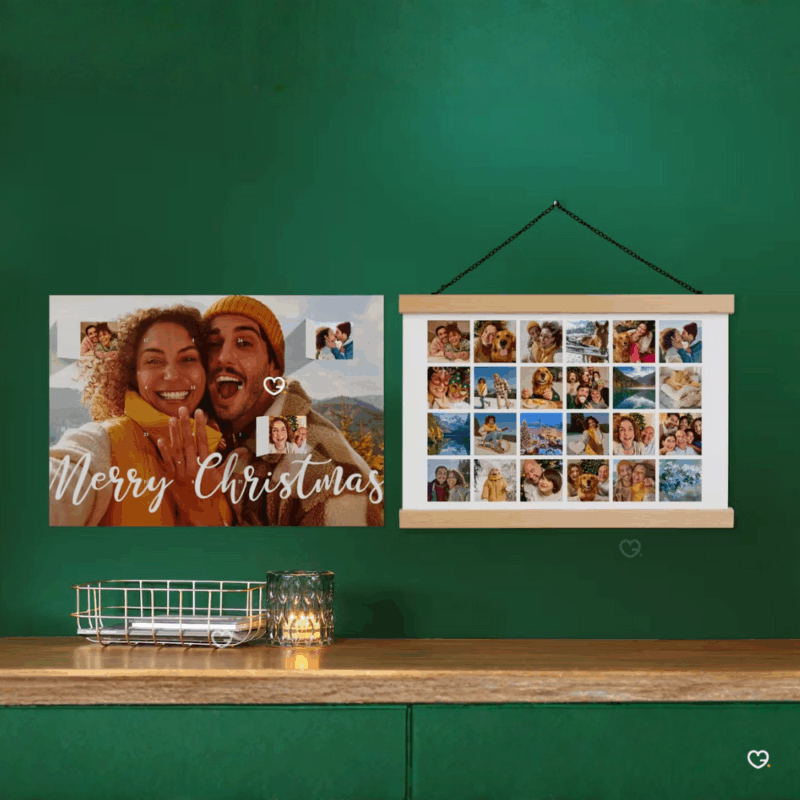 Voici un calendrier de l'Avent photo original à personnaliser sur Pixum avec la photo de votre choix. A l'intérieur ? De délicieux chocolats. Un bon moyen d'allier souvenirs et gourmandises