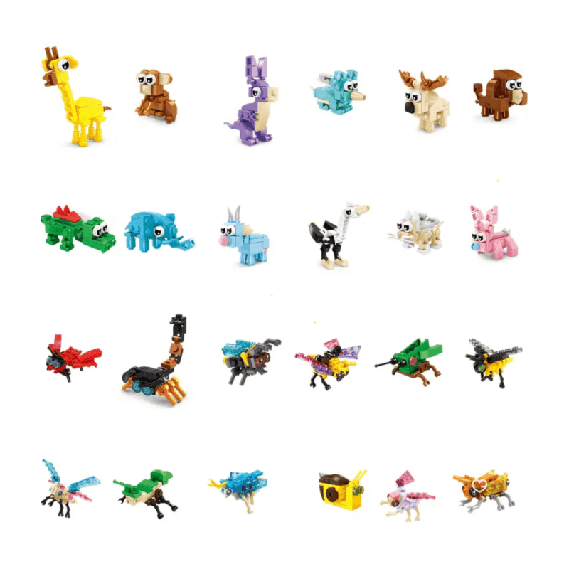 Calendrier de l'Avent jouet insectes animaux 2025 pour enfant