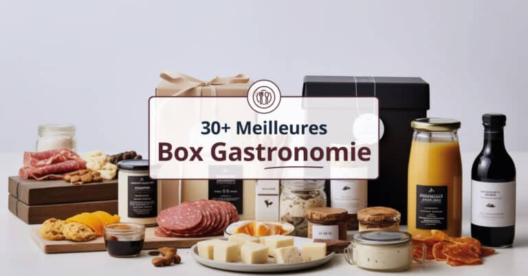 30 meilleures box gastronomie avec terroir, vins, saucissons, biscuits...