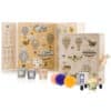 Coffret bougie luxe calendrier de l'avent Baobab 2024 avec 24 mini bougies parfumées, crème mains et savons