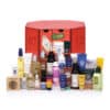 coffret beauté luxe illustré toile de jouy calendrier de l'avent l'occitane 2024 avec 27 produits soins visage, corps et cheveux fabriqué en provence