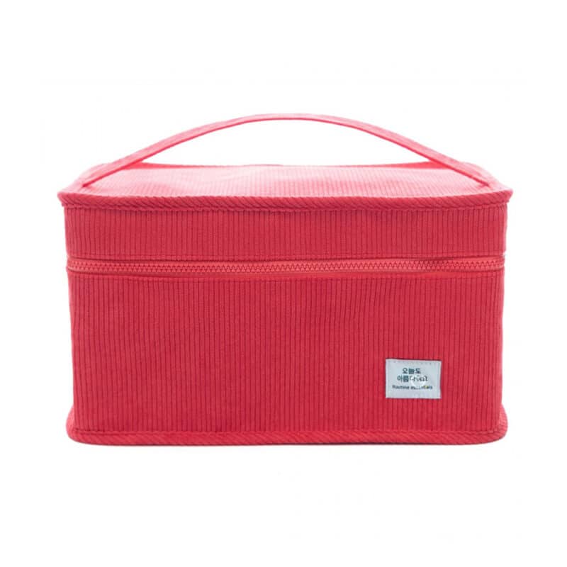 calendrier de l'avent Miin Cosmetics 2024 kbeauty coffret beauté présenté sous forme de trousse rouge XXL