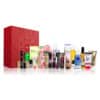 Coffret beauté rouge Calendrier de l'avent Notino 2024 contenant 24 produits de beauté multimarque soins visage corps cheveux maquillage