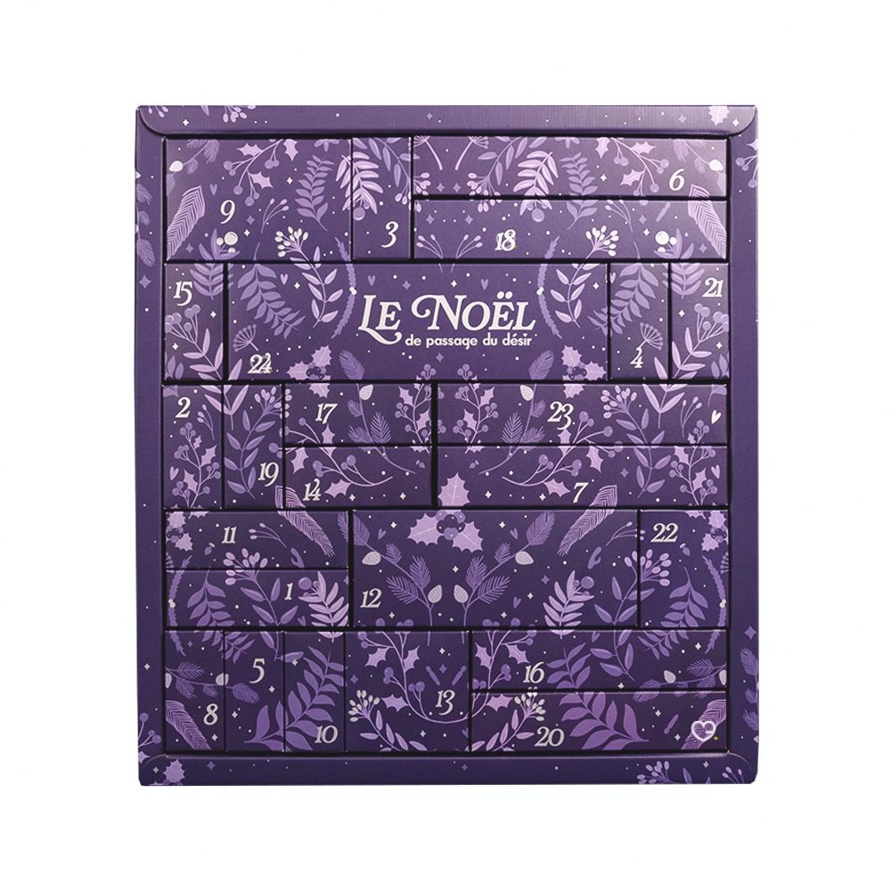 coffret coquin calendrier de l'avent passage du desir 2024 contenant 24 produits et accessoire erotique pour adulte, couple homme et femme