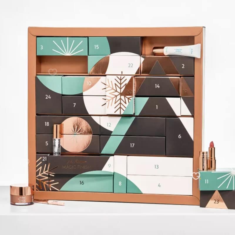 coffrets beauté or calendrier de l'avent asambeauty 2024 avec 24 produits de maquillage et makeup