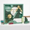 coffrets beauté vert calendrier de l'avent asambeauty 2024 avec 24 produits de soins visage et corps