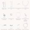 calendrier de l'avent astrid and miyu 2024 contenant 24 bijoux or ou argent pour femme : bracelet, bague, boucle d'oreilles...