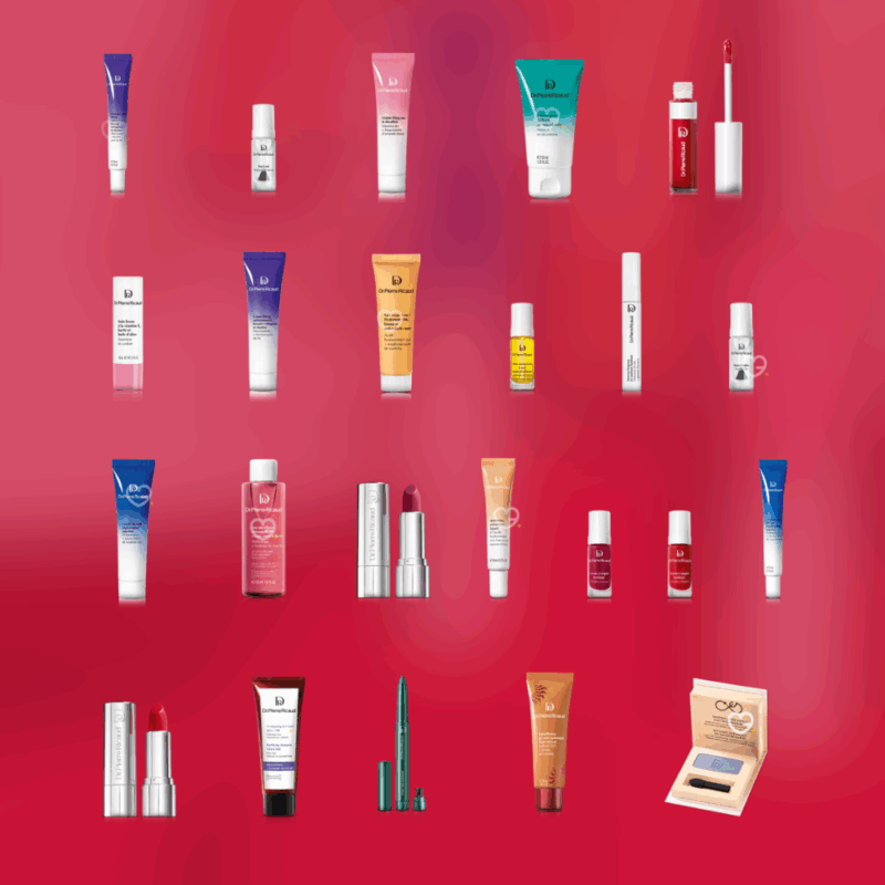 Calendrier de l’Avent Dr Pierre Ricaud 2025 avec 24 soins visage, corps, capillaires et vernis, coffret beauté festif pour femmes élégantes