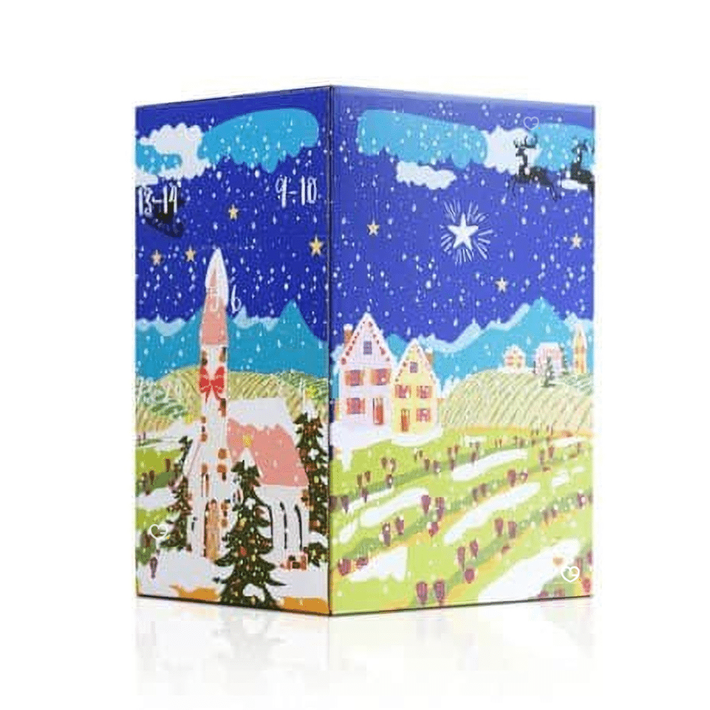Calendrier de l'Avent Vin 2025 La Boite du Fromager contenant 12 bouteilles de vin de 75cl idéal cadeau couple, homme