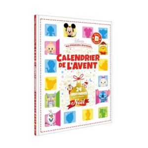 Calendrier de l'Avent dinsye Baby 2023 avec 24 histoires et aventures des personnages Disney : Minnie; mickey ..