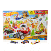 Calendrier de l’Avent Hot Wheels 2025 avec 34 surprises, dont 10 voitures miniatures 1:64 et 24 accessoires, calendrier jouet pour enfant