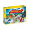 Calendrier de l'Avent Playmobil 1.2.3 avec des animaux de la ferme et le Père Noël en traîneau pour les enfant de 1 ans fille et garcon