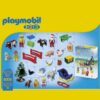 Calendrier de l'Avent Playmobil 1.2.3 avec des animaux de la ferme et le Père Noël en traîneau pour les enfant de 1 ans fille et garcon