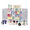 contenu complet du calendrier de l'avent sisley paris 2024 avec 25 tiroir contenant des produits de beauté, soins cosmétiques, soins visage, maquillage et soins capillaire