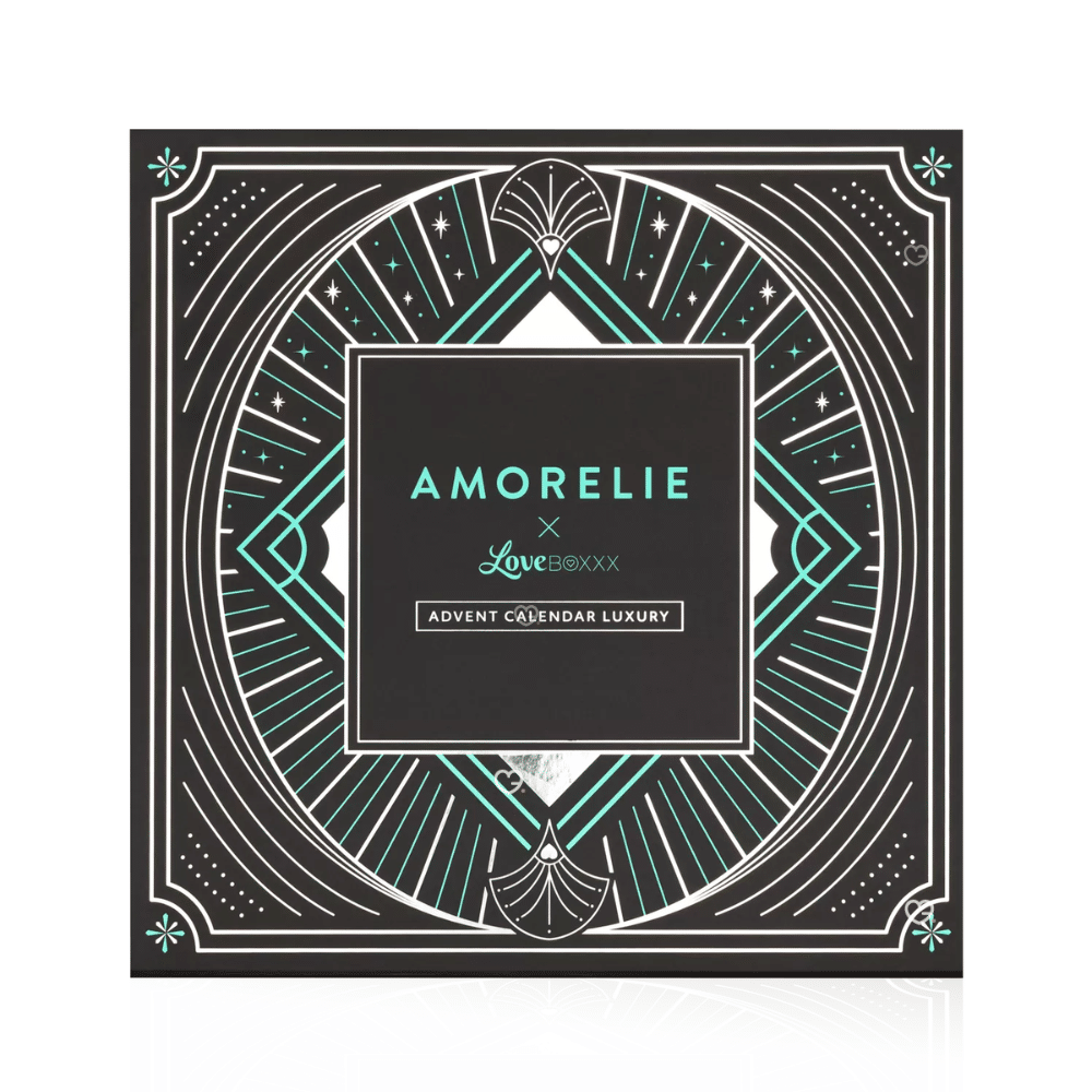 Calendrier de l’Avent Amorelie 2025, coffret érotique premium avec 24 pochons en velours renfermant sextoys et soins bien‑être pour couple, adulte, homme et femme