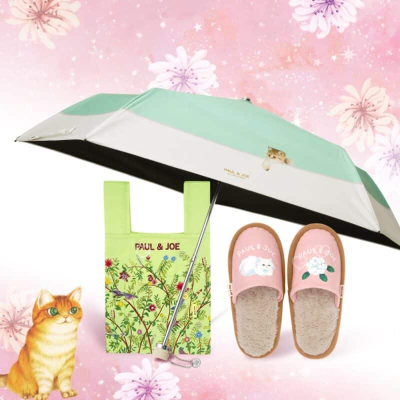 contenu beauté et accessoires du calendrier de l'avent Paul and Joe 2024