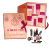 coffret beauté calendrier de l'avent lahaye 2025 contenant 24 produits et accessoires maquillage pour femme et adolescente