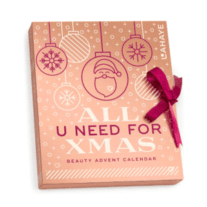 coffret beauté calendrier de l'avent lahaye 2025 contenant 24 produits et accessoires maquillage pour femme et adolescente