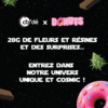 Calendrier de l’Avent CBD 2025 contenant 25 fleurs et résines et 4 surprises CB'Dé, pour adulte amateur de détente et bien-être.