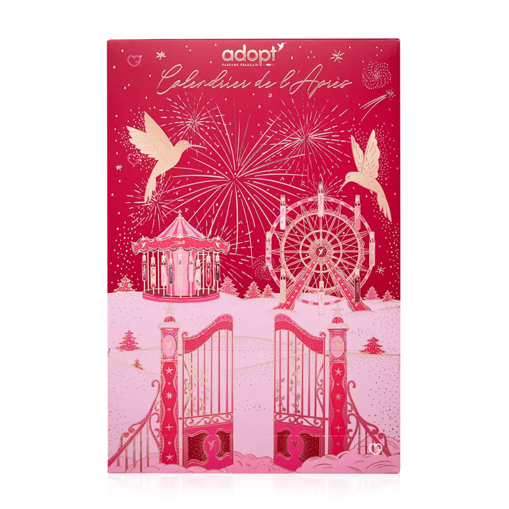 calendrier de l'apres adopt 2025 contenant 6 parfums et soins beauté corps pour femme