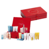 Calendrier de l’Avent Clarins 2025 contenant 24 produits de beauté soins visage, corps et maquillage, coffret cadeau beauté pour femme